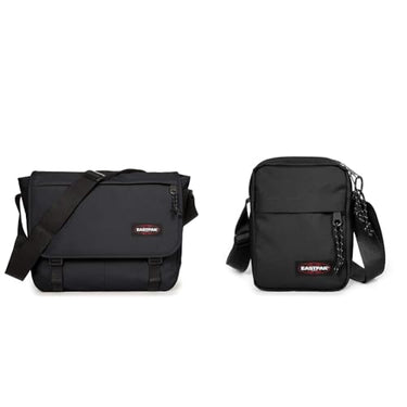 EASTPAK - Delegate + - Umhängetasche, 20 L, Black (Schwarz) & THE ONE - Umhängetasche, 2.5 L, Black (Schwarz) im Sale